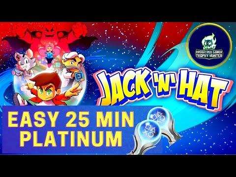Jack'n Hat 100% Platinum Walkthrough - Trophy / Achievement Guide