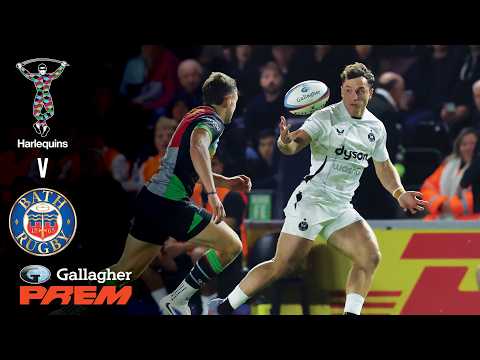 FULL MATCH: Harlequins v Bath Rugby | Henry Arundell Scores Two Tries! | Gallagher PREM 25/26