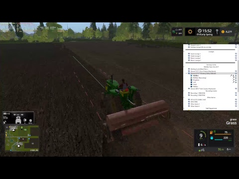RDAllen Live FS17 SP Snettertons Farm Plowing 07 18 17