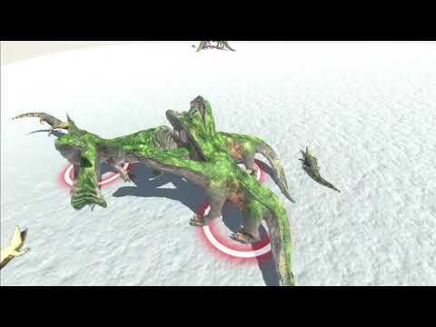 5 Saltwater Crocodile vs 5x all units - Animal Revolt Battle Simulator