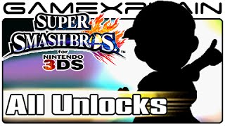Super Smash Bros 3DS: Unlock All Secret Characters & Stages Guide