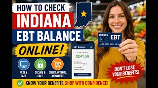 How to check Indiana EBT balance online