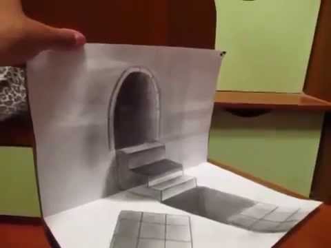 amazing 3d stairs drawings paper 3d risunok na bumage karand