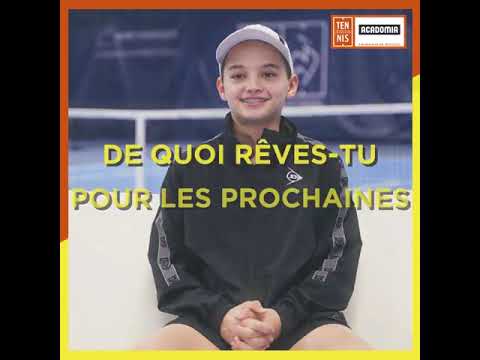 Portrait de Lenny Couturier, élève de 4ème, suivant sa scolarité au E-Campus Acadomia FFT