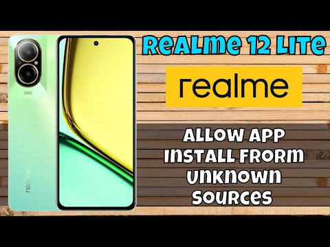 Allow App Install Frorm Unknown Sources Realme 12 Lite || How to download apps from unknown source