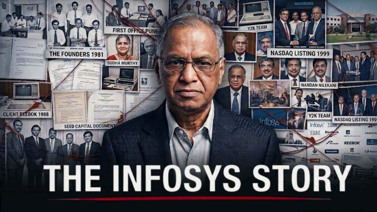 The Rise of INFOSYS: How Narayana Murthy Turned ₹10,000 into BILLIONS