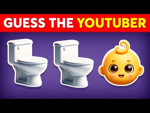 Guess the YouTuber by Emoji 🚽👶🏻 Monkey Quiz