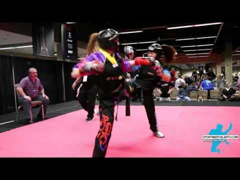 GForce v Jasmine Kitterman Womens Sparring 2016 AKA Warrior Cup