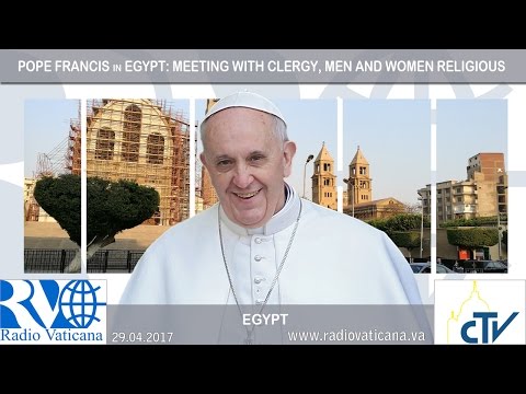 Encuentro de oración del Papa con religiosos en Egipto