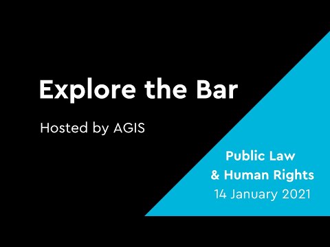Explore the Bar webinar series - Public Law and Human Rights