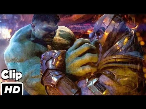 Hulk VS Thanos Hindi  Avengers infinity War  Fight Scene  Movie Clip HD