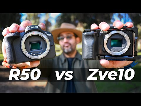 CANON R50 vs SONY Zve10 | ¿Cual es mejor para ti en 2024?