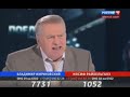 Russian politics. ''Duel'' talk show. Zhirinovsky ...