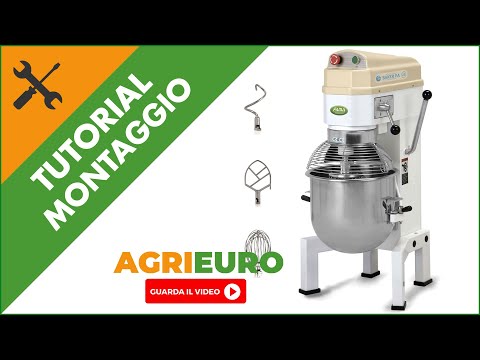 Montaggio della Fama Baker PA 20 - Impastatrice planetaria industriale trifase