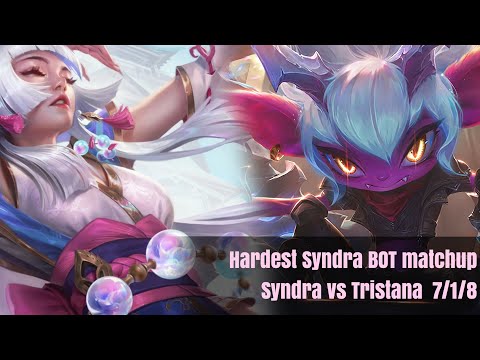 Syndra vs Tristana bot & dominating