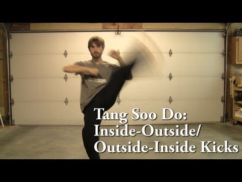 Tang Soo Do: Inside-Outside/Outside-Inside Kicks Tutorial