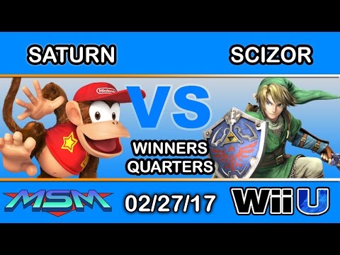 MSM 87 - eM SCB | Saturn (Diddy) Vs. 2S | Scizor (Link) Winners Quarters - Smash Wii U