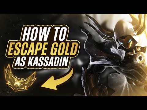 HOW TO ACTUALLY ESCAPE GOLD ELO AS KASSADIN *TIPS & COMMENTARY*
