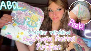 Diaper Review | Omutopia Pastel Puffies