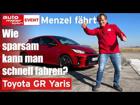 Menzel fährt Toyota GR Yaris: So spart jeder Autofahrer Benzin! | auto motor und sport