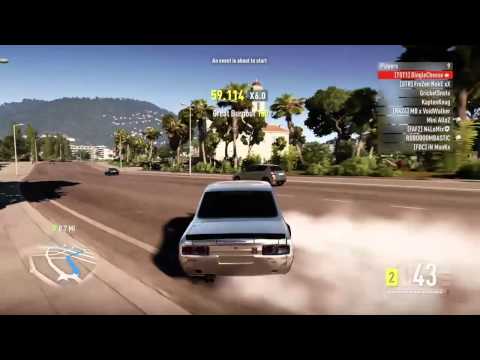 fh2 71 nissian gtr drifting