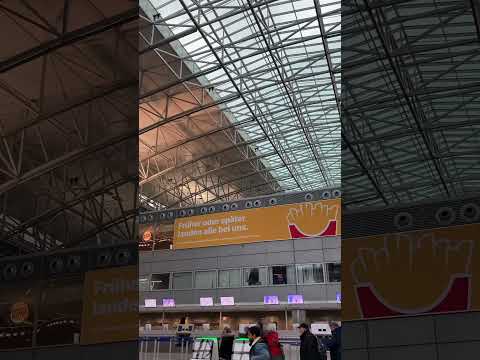 McDonald's do Aeroporto Internacional de Frankfurt no Terminal 2✈️🇩🇪🇪🇺🍔🍟