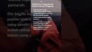 Download lagu Wanita itu tulang rusuk, bukan tulang punggung#katabijak#shorts#subscribe mp3