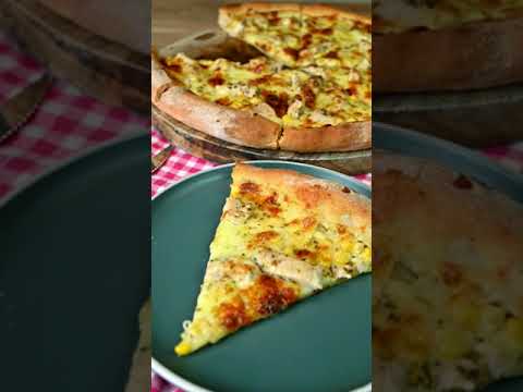 White Pizza | How to make pizza at home #shorts #pizza