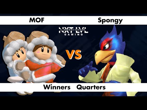 NXT LVL Gaming 7 - Winners Quarters - MOF (Ice Climbers) vs Spongy (Falco) - SSBM Smash Melee