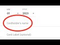 Card Holder Name In Debit Card | What Is The Meaning Of Card Holder Name