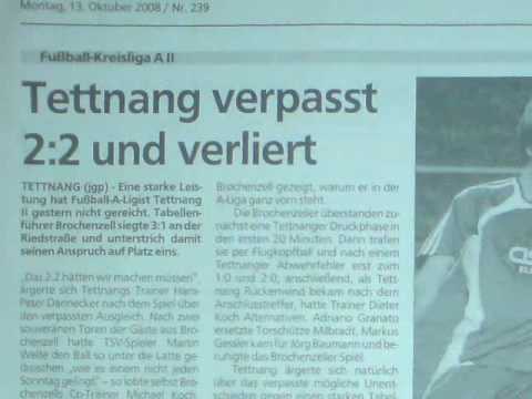 VfL Brochenzell Saison 2008/2009 Hinrunde