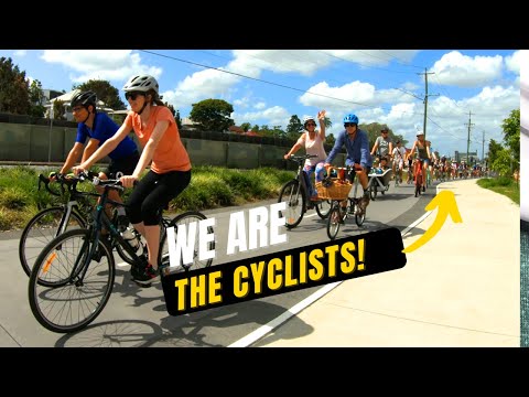 We are the cyclists! | Family ride to support the North Brisbane Bikeway