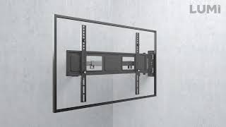 How to install a corner TV wall mount LPA63-466C