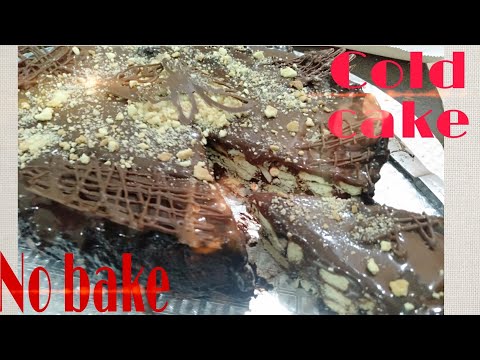 Cold Cake Recipe| Cold Cake with Marie Biscuits|No Bake cake