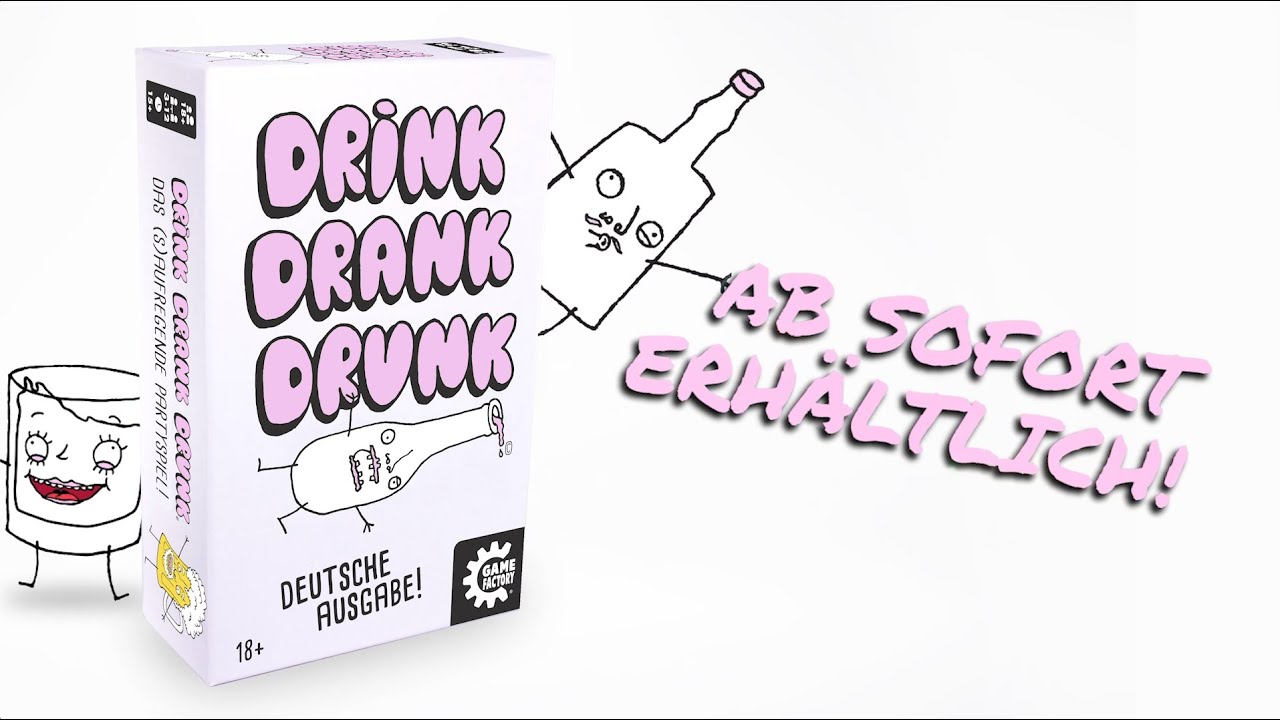 Game Factory Drink Drank Drunk - DE - Game Factory Drink Drank Drunk - DE -