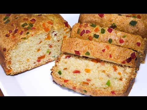 Eggless Tutti Frooti Cake Recipe | Eggless Cake Recipes | Kids Favourite Cake | Kanak's Kitchen