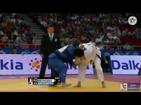 Judo 2014 Grand Prix Budapest: Receveaux (FRA) - Matsumoto (JPN) [-57kg] final