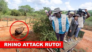 Download lagu DRAMA!! President Ruto almost attacked by a Rhino at Tsavo National Park!🔥 mp3 Download lagu DRAMA!! President Ruto almost attacked by a Rhino at Tsavo National Park!🔥 mp3