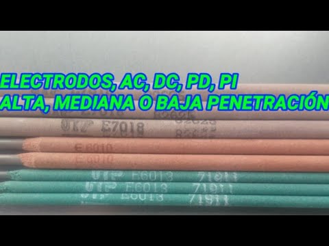 Electrodos para soldar y sus características