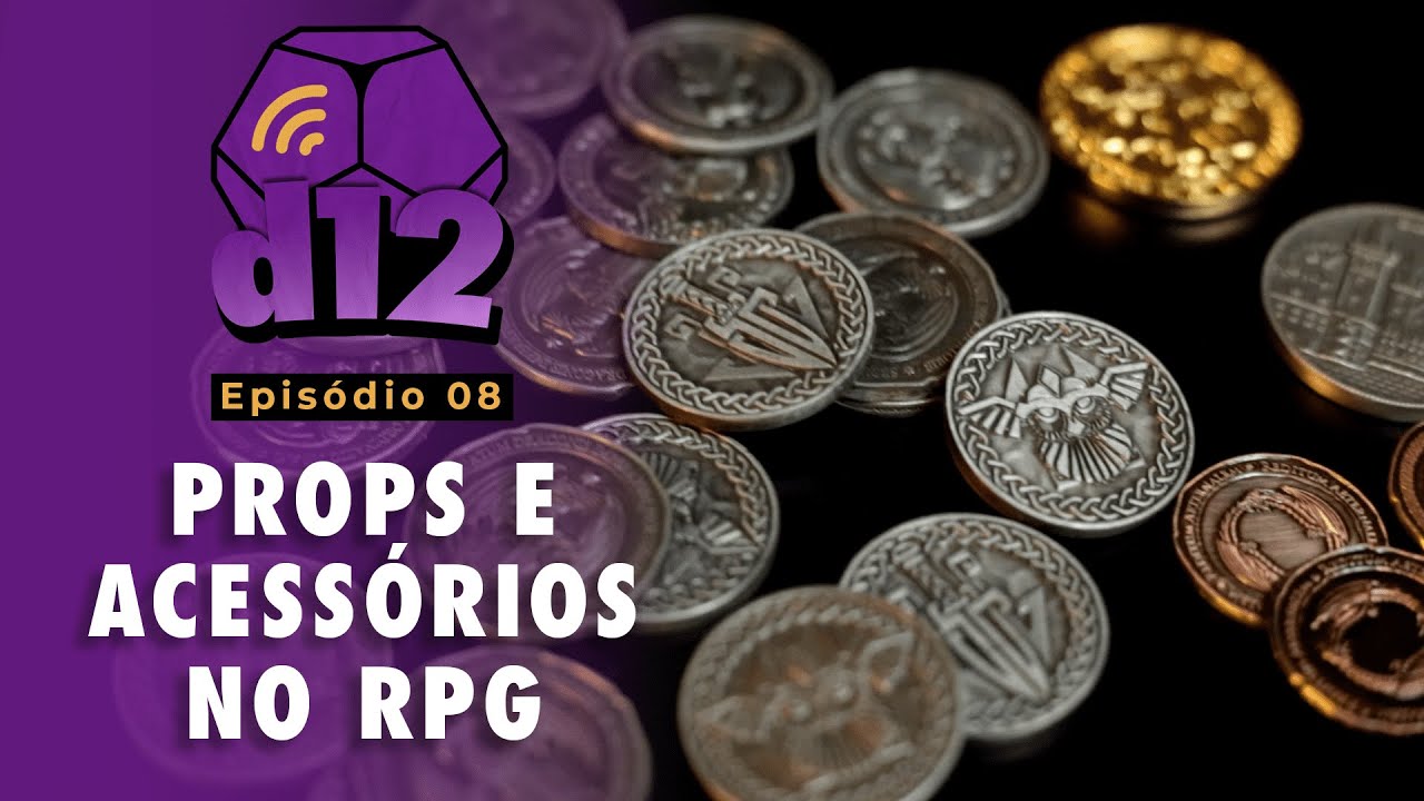 d12 cast -  Props e acessórios no RPG