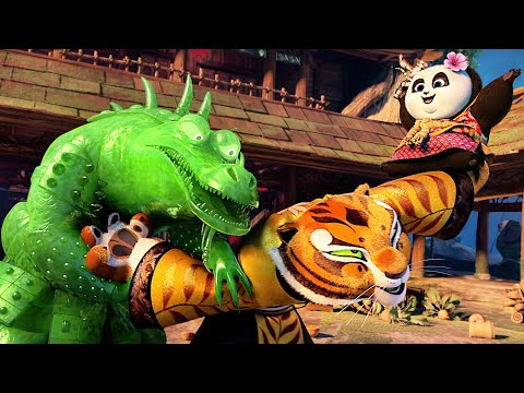 Los padres pelean juntos | Kung Fu Panda 3 | Clip en Español