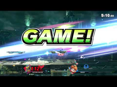 Super Smash Bros. Ultimate Elite! J-AERIAL (Captain Falcon) VS Daisy