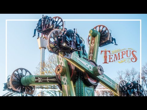 Tempus / Liseberg / Luna Park. Nyhet! New for 2022. Opening day on & off ride (Zamperla Nebulaz)