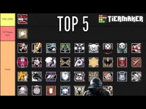 TOP 5 OPERATORS ON ATTACK OR DEFENSE