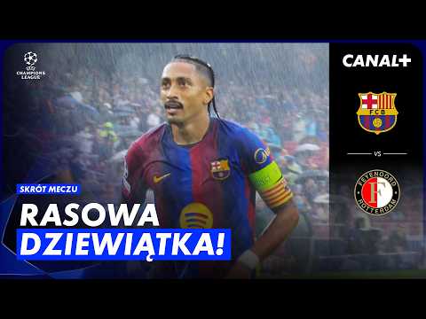 KOLEJNY KONCERT BARCY! PIEKIELNIE SKUTECZNY RAPHINHA, MAGICZNY YAMAL! BARCELONA – FEYENOORD, SKRÓT