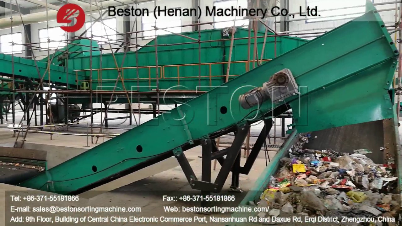 Automatic Waste Segregation Machine - Separating Waste by Automated Sorting System