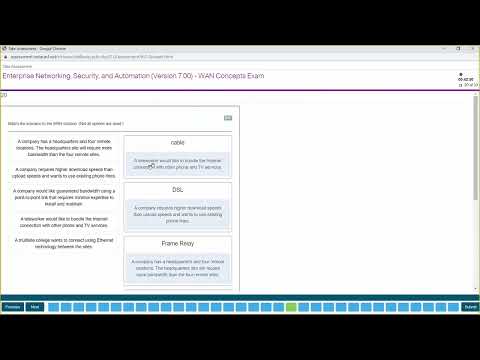 CCNA 3 v7 Modules 6 – 8 WAN Concepts Exam Answers‏