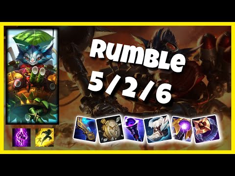 Rumble vs Gnar KOREAN Challenger TOP (5/2/6) - v11.1