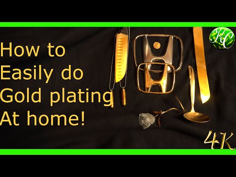 Gold Plating At Home (Easy)