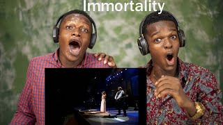 Our First Time Hearing Bee Gees ft. Celine Dion Reaction to Immortality LIVE (ANGELIC VOICES!)